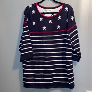 CJ Banks patriotic sweater